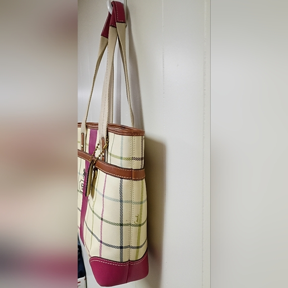 Coach Heritage Tattersall Tote bag Amazing Condition Vintage Y2k - Picture 7 of 13